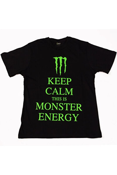 Atlantis Monster Energy No:4 Tişört Siyah