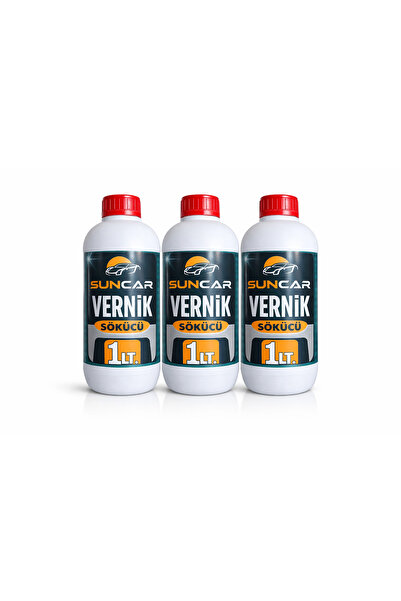 SunCar VERNİK SÖKÜCÜ 1 LT 3LÜ SET