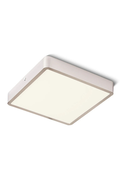 Rendl Light Studio HUE SQ 22 CEILING LIGHT, 230V, LED, 24W, 3000K, Matt Nickel