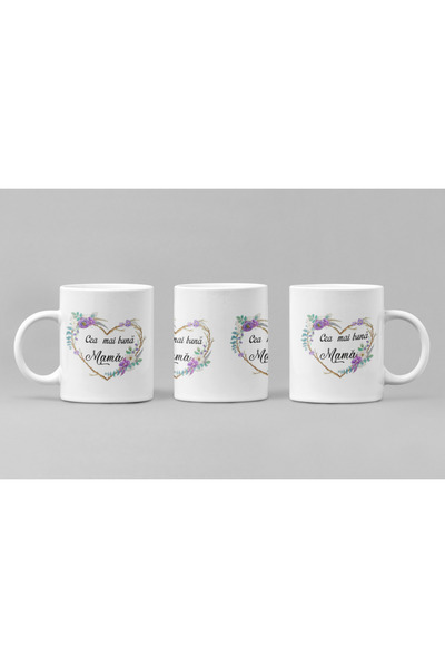 ROPRESSO Gift mug for mom - "The best mom" - Elegant design, quality ceramic,...
