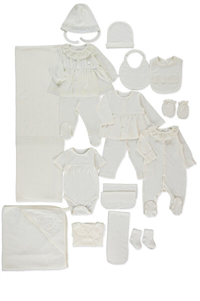 Bebetto İNTERLOK ZIBIN SET 20Lİ (CEREMONY) KOYU EKRU