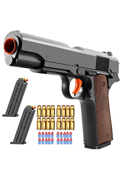 Toybox Soft Bullet Gun Toy, Shell Ejection Toy Gun, Foam Blaster Pistol Toys ...
