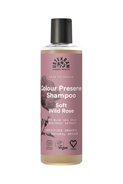 Urtekram Sampon bio pentru pastrarea culorii cu trandafir salbatic Soft Wild ...