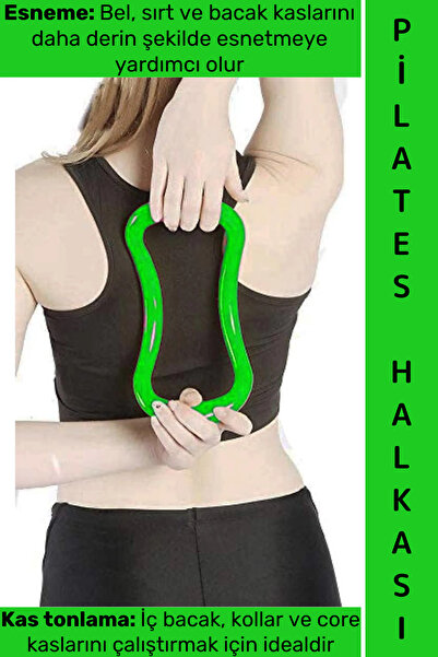 Wintoup #YogaRing Ergonomik Bel Sırt Kol İç Bacak Kas Desteği Gevşetme Esneme...
