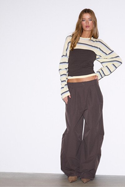 Stradivarius Barrel smart trousers
