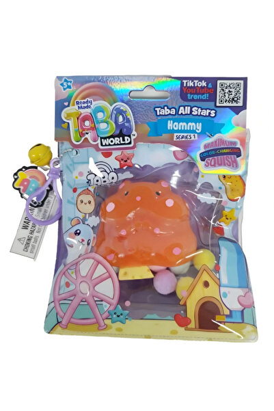 NW NessiWorld دمية تابا وورلد سكويشي جاهزة - على شكل هامستر