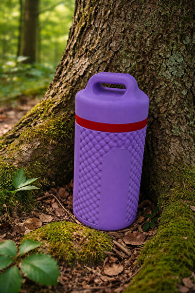 ALPİN Red Capsule Storage Container/Organic with Hanging Handle, Non-Slip Tex...