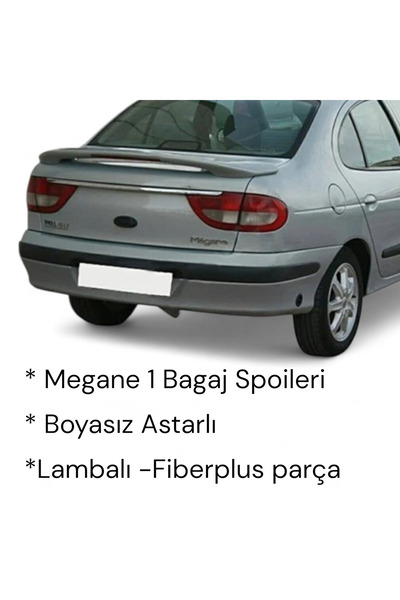 oto Renault Megane 1 Bagaj Spoileri -Astarlı-