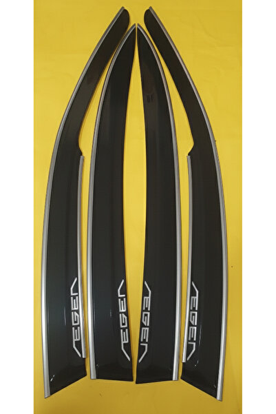 lina oto aksesuar Fiat egea sedan ve crosslar için çift kromlu yazılı cam rüz...