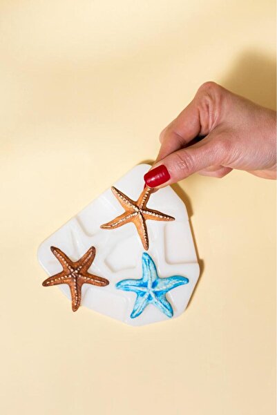 rufus concept Deniz Yıldızı Üçlü Silikon Mum Kalıbı