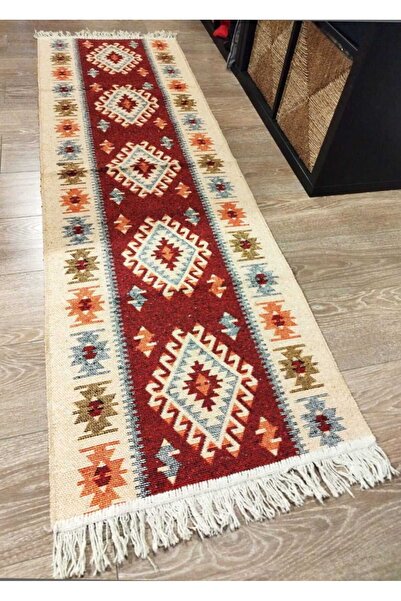 OMS Double-sided red Rug BB 60 x 150 cm