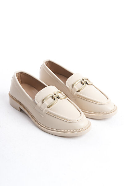 luvee Loafer Kare Zincirli Kadın Ayakkabı - Modern ve Zamansız