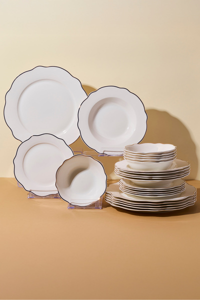 Perotti Gold Bone 24 Parça 6 Kişilik Yemek Takımı