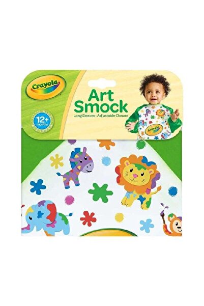 Crayola Long Sleeves Adjustable Closure Art Smock Multicolour