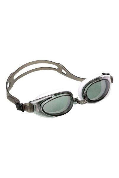 Intex Water Pro Adjustable Swimming Pool Sport Goggle Black and Brown
