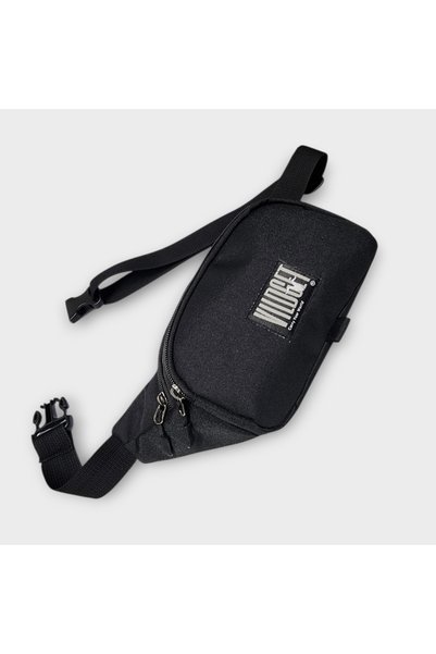 Vildget Unisex Black Waist and Chest Bag