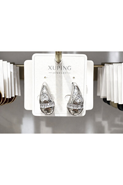 GLOW ACCESSORIES BAE Xuping Stainless Steel Heart Drop Earrings
