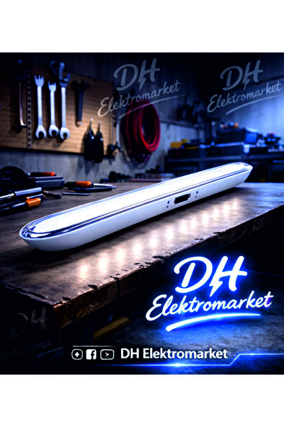 DHELEKTROMARKET Cata CT-9960 6W 60 Ledli Işıldak Şarjlı 6400K Beyaz Işık
