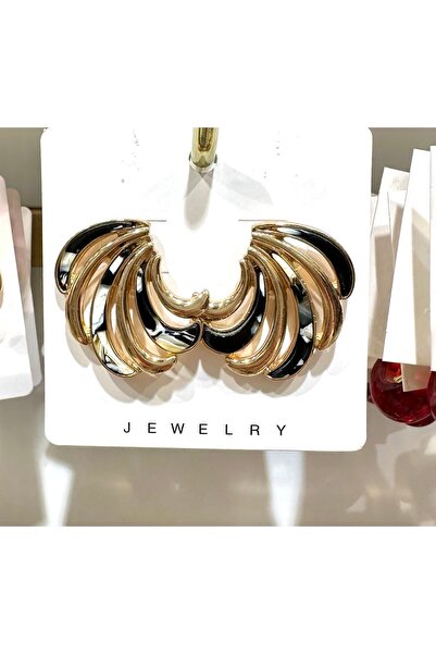 GLOW ACCESSORIES BAE Zra Model Stainless Steel Leaf Earrings