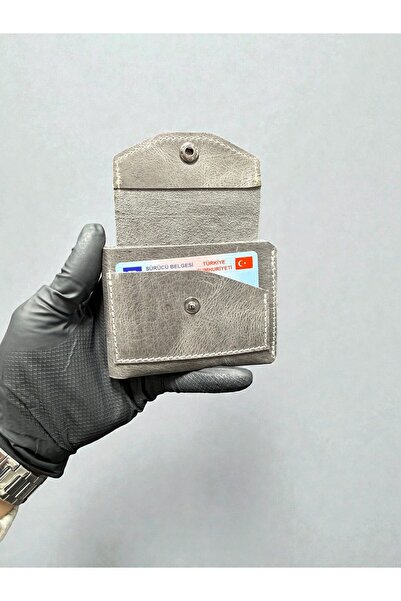 NZCLUB Hakiki Crazy Deri Şık Kaliteli Kartlık Cüzdan