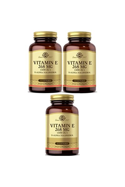 Solgar Vitamin E 400 Iu 50 Capsule 3 Pieces