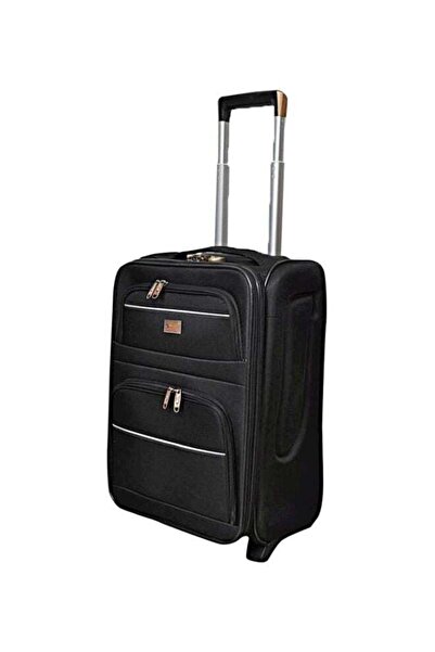 New Travel Softside Small Cabin Luggage Trolley Black