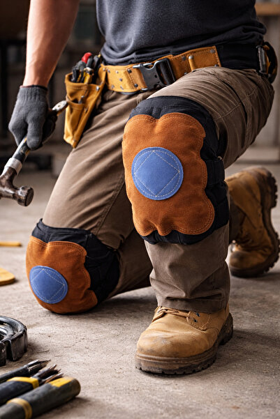 TYD واقي ركبة من الجلد - قطعة واحدة (1 قطعة)