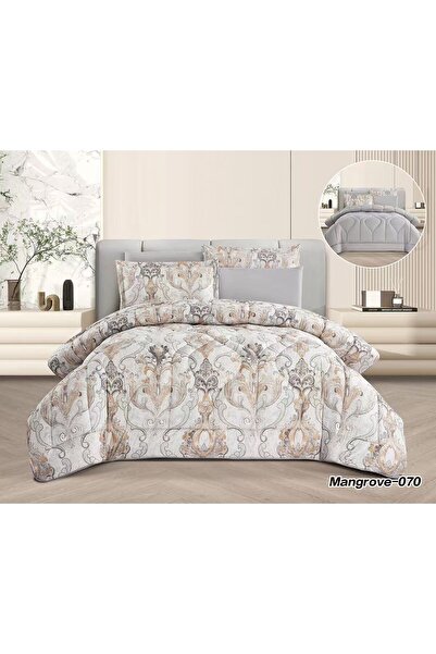 Asia Soft and cool summer floral Double bed sheet set - 6 pieces - double Duvet