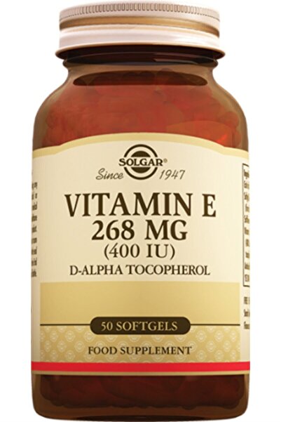 Solgar Vitamin E 400 Iu 50 Softgels