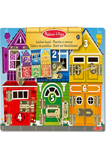 Melissa & Doug Wooden Latches Activity Board