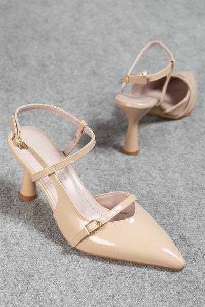 Mc vay Shoes Siemon Ankle Strap Thin Toe Stylish Women's Stiletto