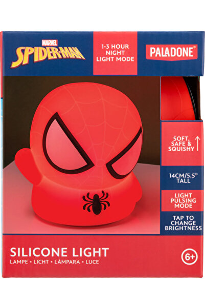 Paladone Versiune cu baterie reîncărcabilă cu lumină din silicon Spiderman