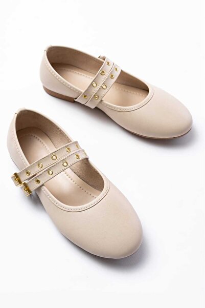 simplicity Balerini bej cu detaliu cataramă