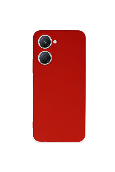 eco port حافظة فيفو Y18 سيليكون أولى - أحمر