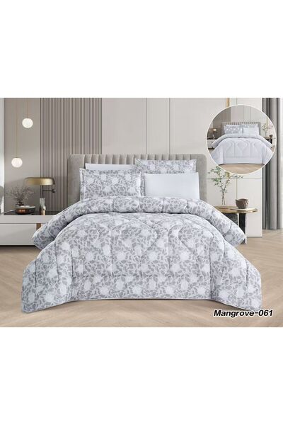 Asia Soft and cool summer floral Double bed sheet set - 6 pieces - double Duvet