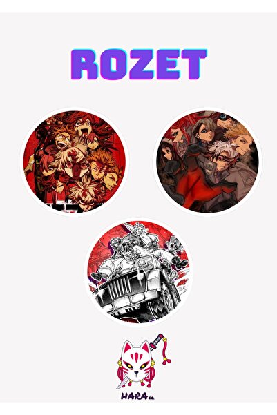 Hara Company Gachiakuta Animesi Rozet Seti