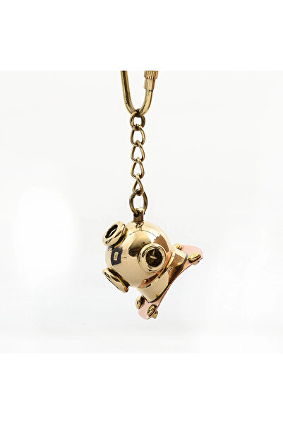 Marsilyan Brass Diving Helmet Keychain 2099C Ilkel-Rsitdk4