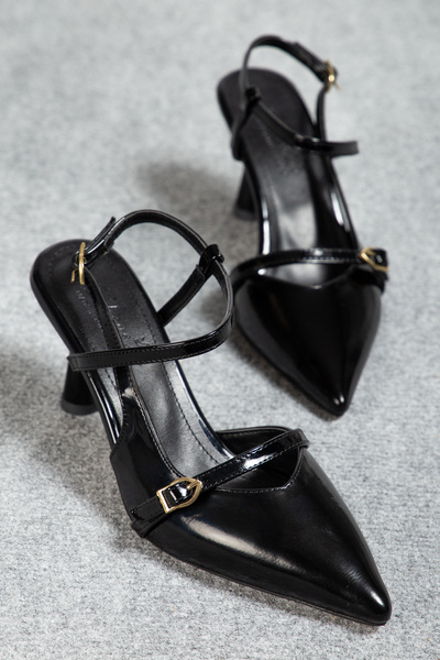 Mc vay Shoes Siemon Ankle Strap Thin Toe Stylish Women's Stiletto