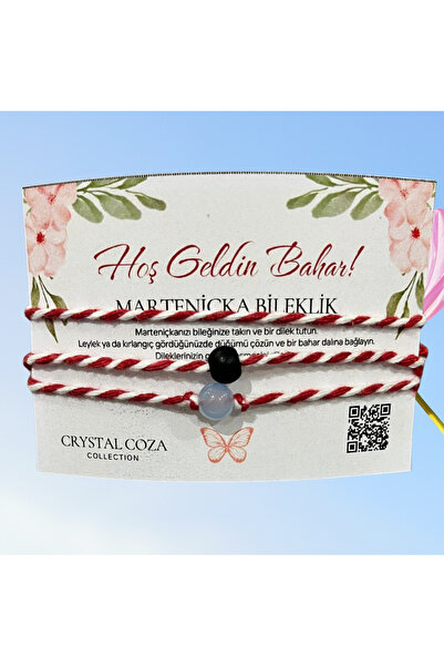 Crystal Coza 3 قطع من سوار مارتينيشكا للحظ والرغبات