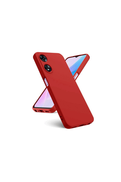 eco port Oppo A38 Case First Silicone - Red