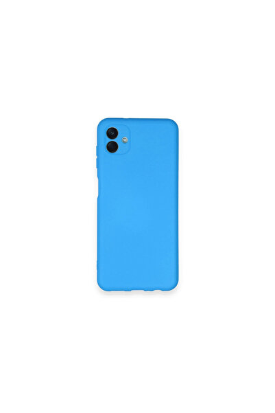 eco port Samsung Galaxy A04 Case Nano Velvet Silicone Inside - Blue