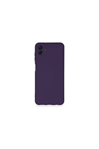 eco port Samsung Galaxy A04 Case Nano Velvet Silicone Inside - Purple