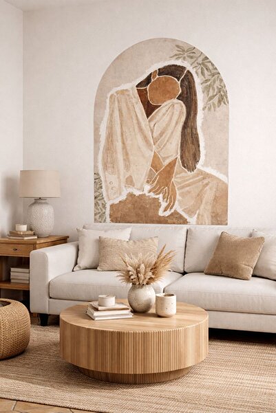 Sim Tasarım Set zidnih naljepnica sa boemskim ženama