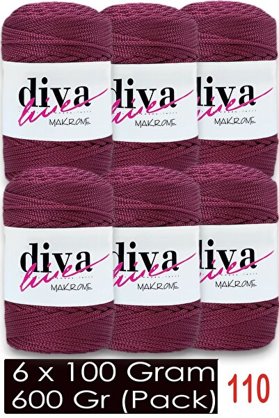 Diva İplik 1,5 mm - 600 gr - Poliester Makrame Torba Supla konopac (paket od ...