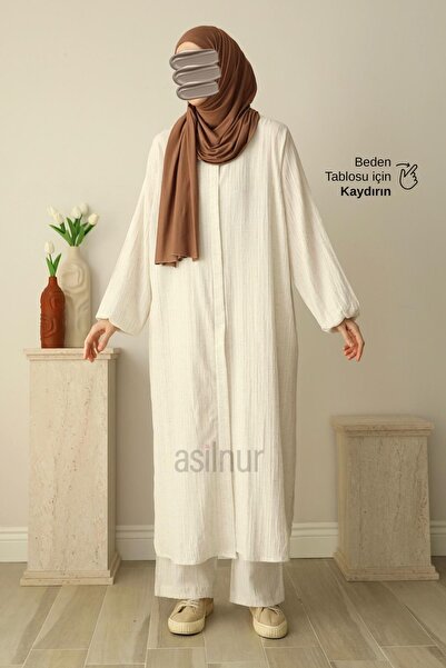 ASİLNUR Ravza Umre Set White