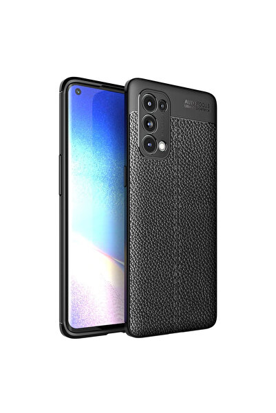 eco port غطاء اوبو رينو 5 برو بتركيز تلقائي - أسود