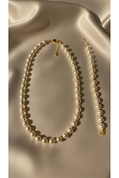 Tulip Zarif Şık Kolye Bileklik Set