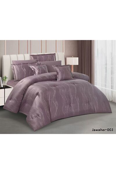 Asia Bridal Jacquard Soft-Textured Bedspread - 8-Piece Set - Bridal Double Du...