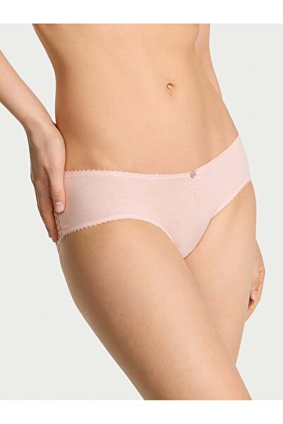 Victoria's Secret Flexible Cotton Heart Lace Hiphugger Panties