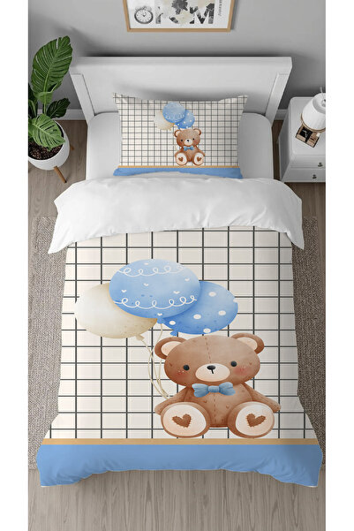GREENDECOR Teddy Bear Balloon Toy Patterned Design Digital Printed Special De...